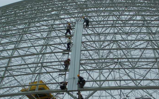 毕节网架装配好以后应当留神哪八项验收事件